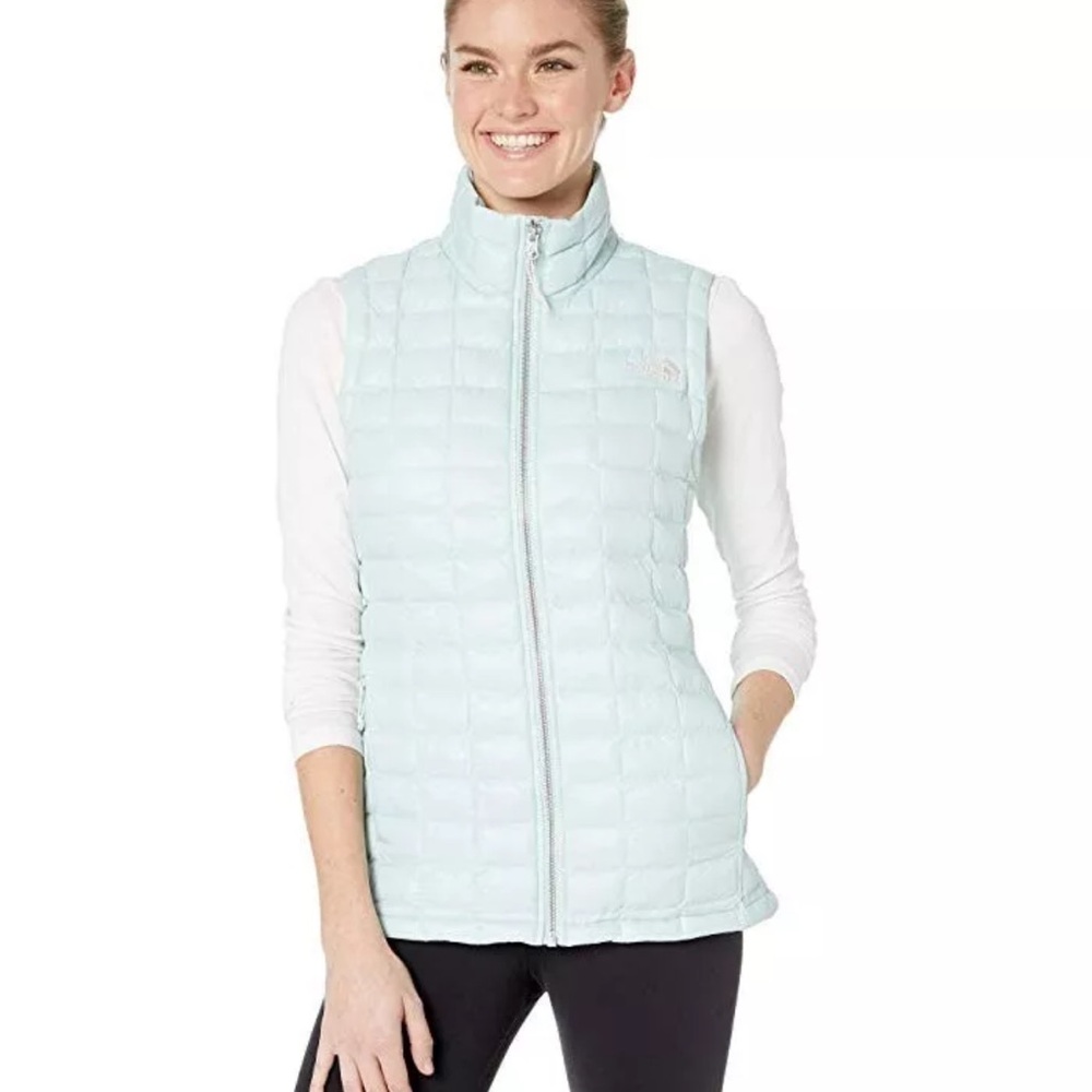 The North Face Blue Quilted Puffer Vest